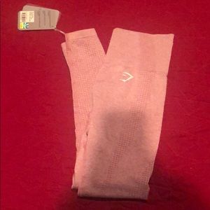 SEAMLESS LEGGINGS-DUSTY PINK MARL